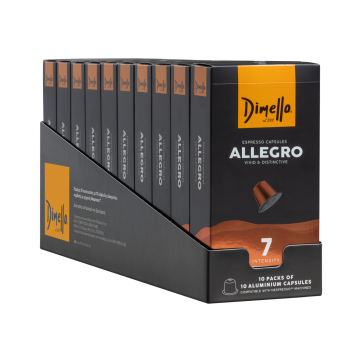Dimello Dimello Capsules Allegro Αλουμινίου  (100pcs) 